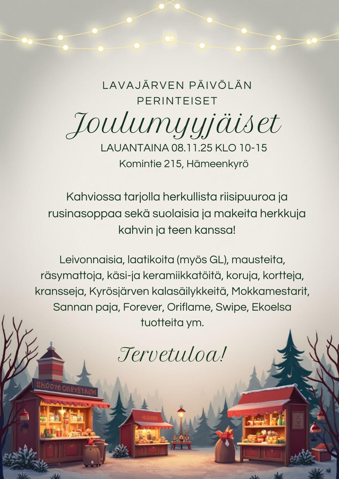 Joulumyyjäiset 2025